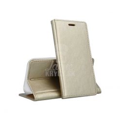 Lacné Kryty | Knižkové puzdro Magnet Book zlaté – Samsung Galaxy Note 10 | Lacné Kryty