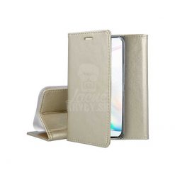Lacné Kryty | Knižkové puzdro Magnet Book zlaté – Samsung Galaxy Note 10 | Lacné Kryty