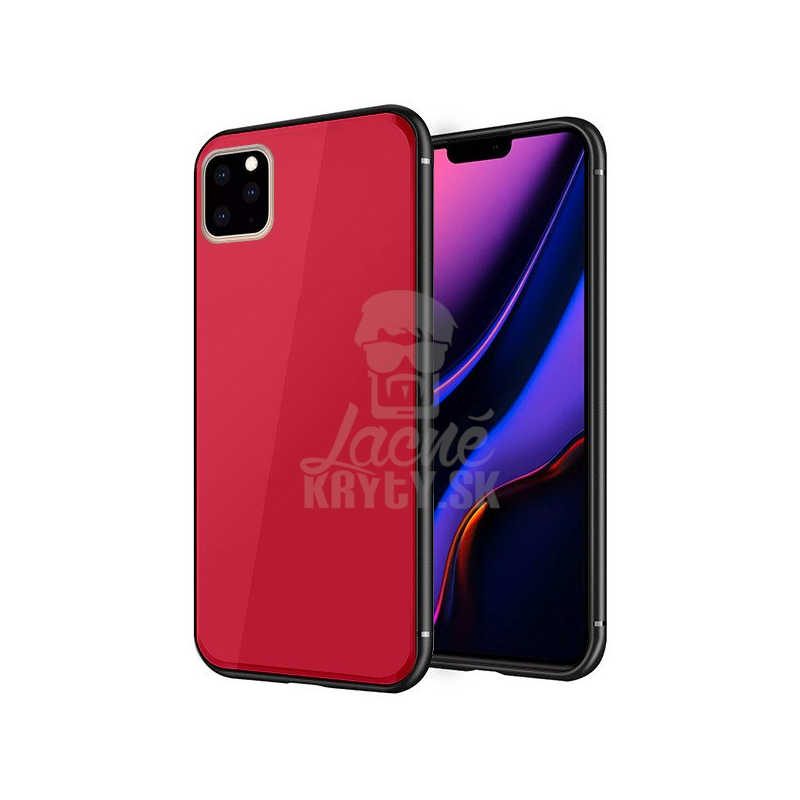 Lacné Kryty | Sklenený kryt Glass Case červený – iPhone 11 Pro Max