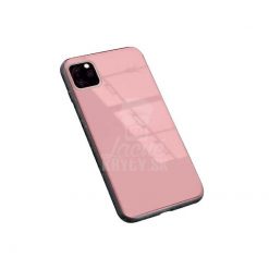 Sklenený kryt Glass Case ružový – iPhone 11 Pro Max