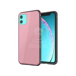 Sklenený kryt Glass Case ružový – iPhone 11