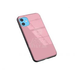 Lacné Kryty | Sklenený kryt Glass Case ružový – iPhone 11 | Lacné Kryty