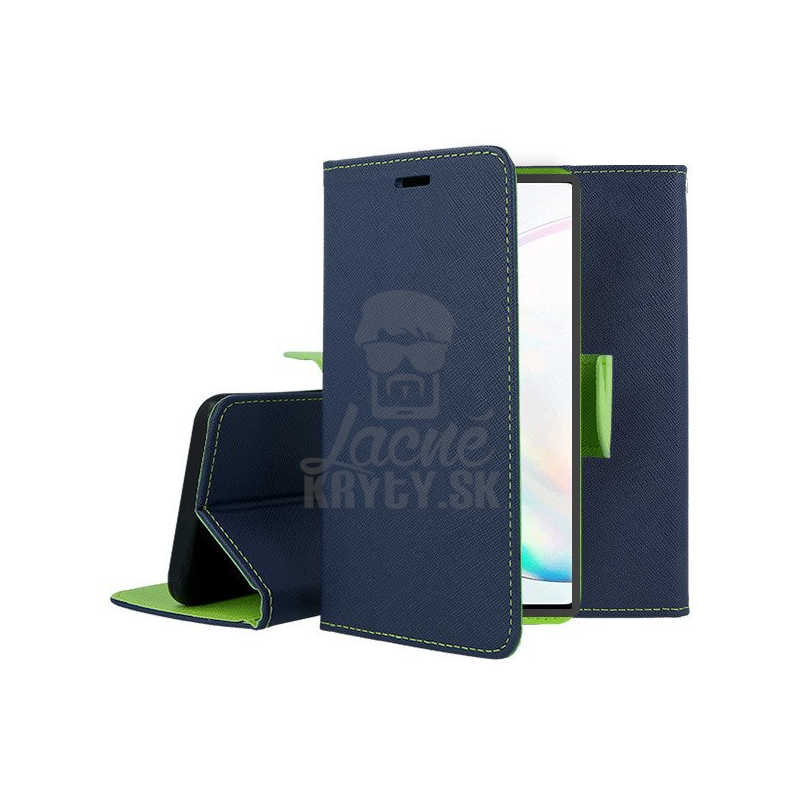 Peňaženkové puzdro Fancy Book modro-limetkové – Samsung Galaxy Note 10 | Lacné Kryty Lacné Kryty | Peňaženkové puzdro Fancy Book modro-limetkové – Samsung Galaxy Note 10 | Lacné Kryty