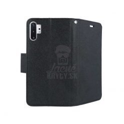 Peňaženkové puzdro Fancy Book čierne – Samsung Galaxy Note 10 Plus (10+) | Lacné Kryty Lacné Kryty | Peňaženkové puzdro Fancy Book čierne – Samsung Galaxy Note 10 Plus (10+) | Lacné Kryty