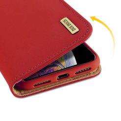 Kožené peňaženkové puzdro Dux Ducis Wish červené – iPhone 11 | Lacné Kryty Lacné Kryty | Kožené peňaženkové puzdro Dux Ducis Wish červené – iPhone 11 | Lacné Kryty