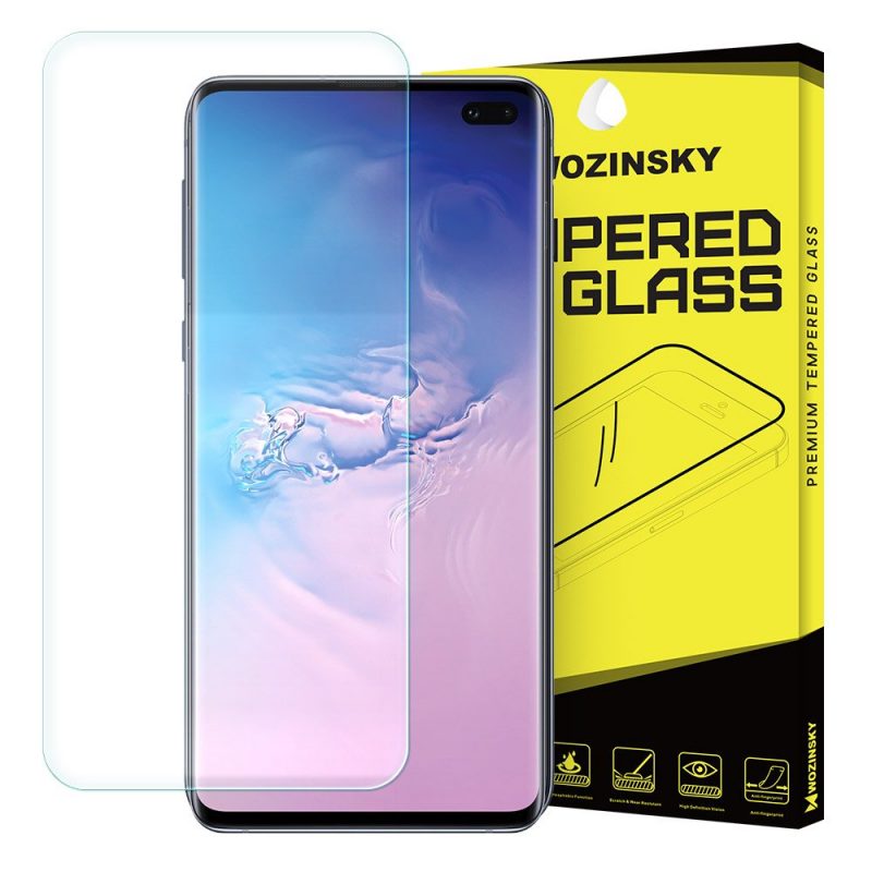 Lacné Kryty | Tvrdené sklo 9H Wozinsky (Iba stred obrazovky) – Samsung Galaxy S10 Plus (S10+)