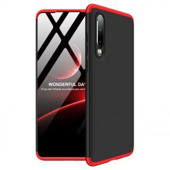 Lacné Kryty | Puzdro 360 Protection červeno-čierne – Huawei P30 | Lacné Kryty