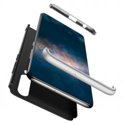 Puzdro 360 Protection čierno-strieborné – Huawei P30 | Lacné Kryty Lacné Kryty | Puzdro 360 Protection čierno-strieborné – Huawei P30 | Lacné Kryty