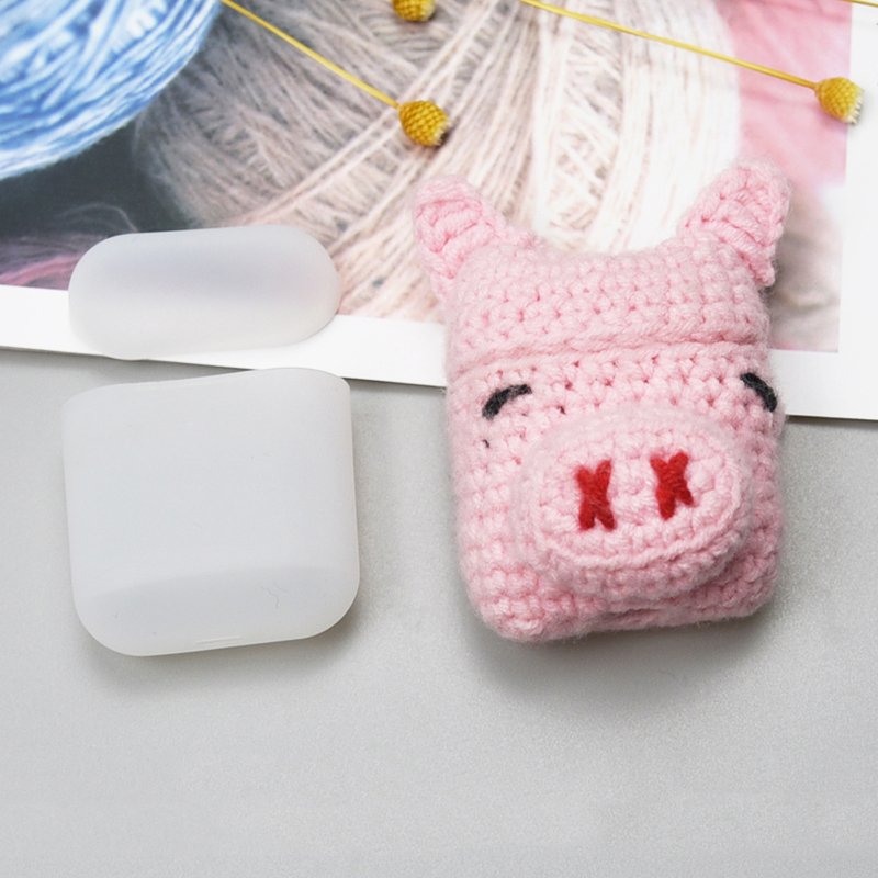 Vlnené puzdro Wool cap Piggy – Apple AirPods