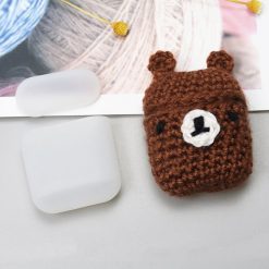 Vlnené puzdro Wool cap Bear – Apple AirPods
