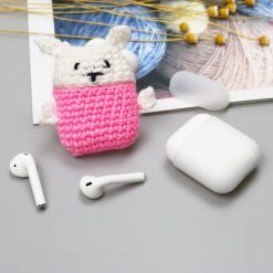 Vlnené puzdro Wool cap Bunny – Apple AirPods | Lacné Kryty Lacné Kryty | Vlnené puzdro Wool cap Bunny – Apple AirPods | Lacné Kryty