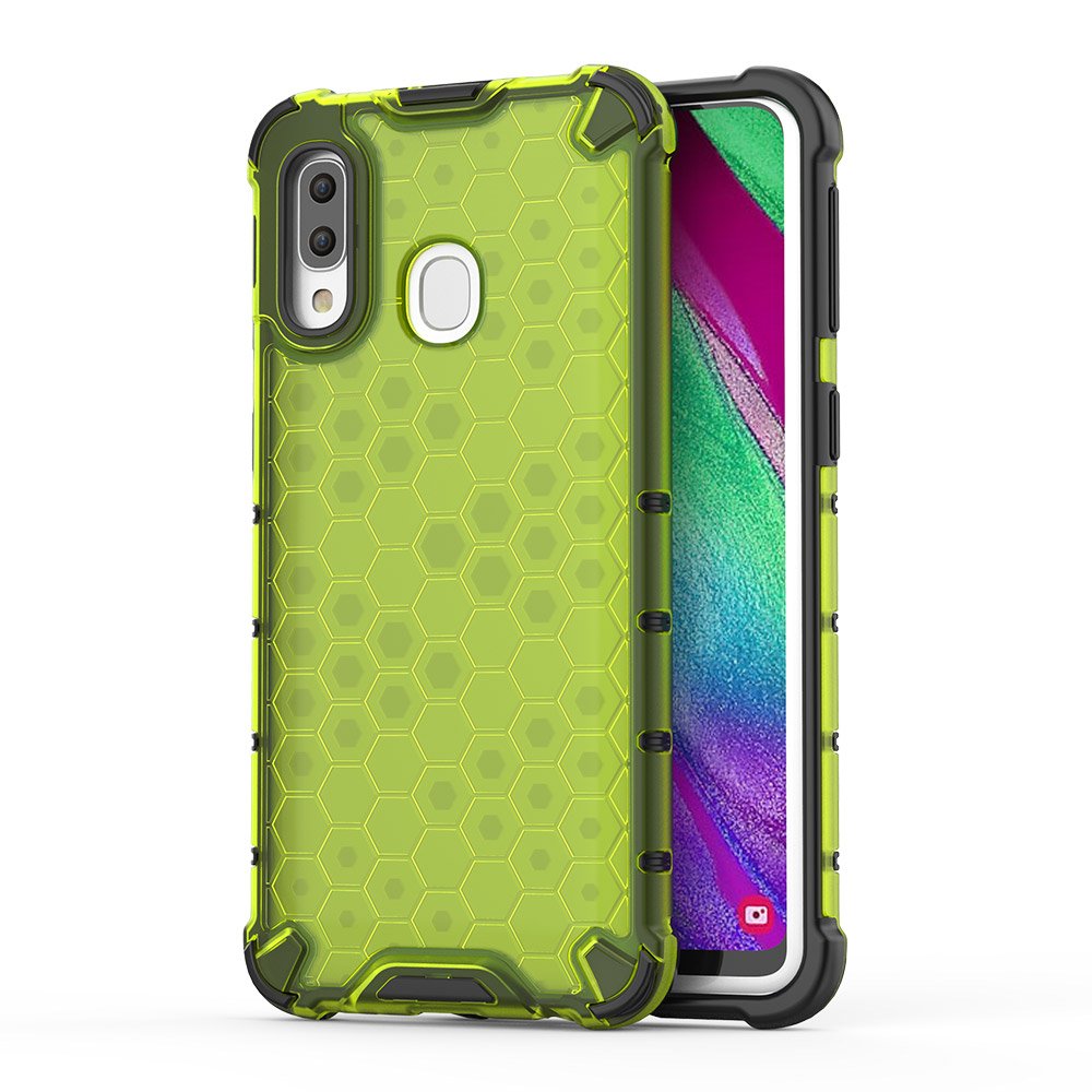 Odolný kryt Honeycomb Armor zelený – Samsung Galaxy A40 | Lacné Kryty Lacné Kryty | Odolný kryt Honeycomb Armor zelený – Samsung Galaxy A40 | Lacné Kryty