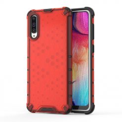 Odolný kryt Honeycomb Armor červený – Samsung Galaxy A50