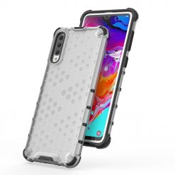 Lacné Kryty | Odolný kryt Honeycomb Armor transparentný – Samsung Galaxy A70 | Lacné Kryty