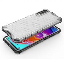 Lacné Kryty | Odolný kryt Honeycomb Armor transparentný – Samsung Galaxy A70 | Lacné Kryty