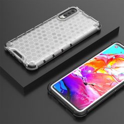 Lacné Kryty | Odolný kryt Honeycomb Armor transparentný – Samsung Galaxy A70 | Lacné Kryty
