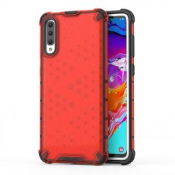 Odolný kryt Honeycomb Armor červený – Samsung Galaxy A70