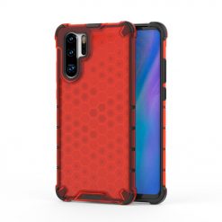 Lacné Kryty | Odolný kryt Honeycomb Armor červený – Huawei P30 Pro | Lacné Kryty