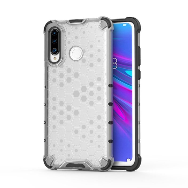 Lacné Kryty | Odolný kryt Honeycomb Armor transparentný – Huawei P30 Lite