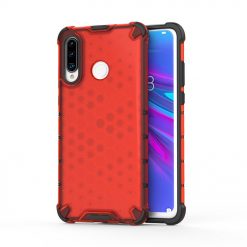 Odolný kryt Honeycomb Armor červený – Huawei P30 Lite