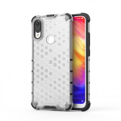 Odolný kryt Honeycomb Armor transparentný – Xiaomi Redmi Note 7