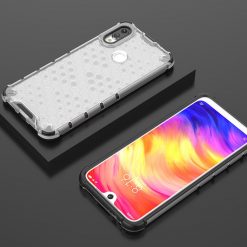 Odolný kryt Honeycomb Armor transparentný – Xiaomi Redmi Note 7 | Lacné Kryty Lacné Kryty | Odolný kryt Honeycomb Armor transparentný – Xiaomi Redmi Note 7 | Lacné Kryty