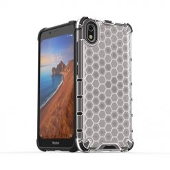 Lacné Kryty | Odolný kryt Honeycomb Armor transparentný – Xiaomi Redmi 7A | Lacné Kryty