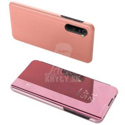 Lacné Kryty | Priehľadný kryt Clear View Case ružový – Xiaomi Redmi Note 8 Pro | Lacné Kryty