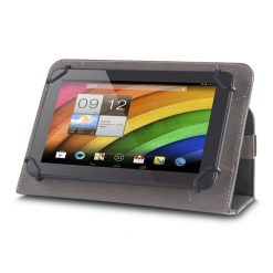 Lacné Kryty | Univerzálne knižkové puzdro Fantasia čierne pre tablet s 9 – 10 palcovým displejom | Lacné Kryty