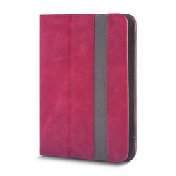 Univerzálne knižkové puzdro Fantasia červené pre tablet s 9 - 10 palcovým displejom