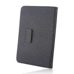 Lacné Kryty | Univerzálne knižkové puzdro Orbi čierno-oranžové pre tablet s 7 – 8 palcovým displejom | Lacné Kryty