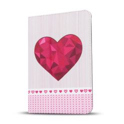 Univerzálne knižkové puzdro Heart note pre tablet so 7 - 8 palcovým displejom