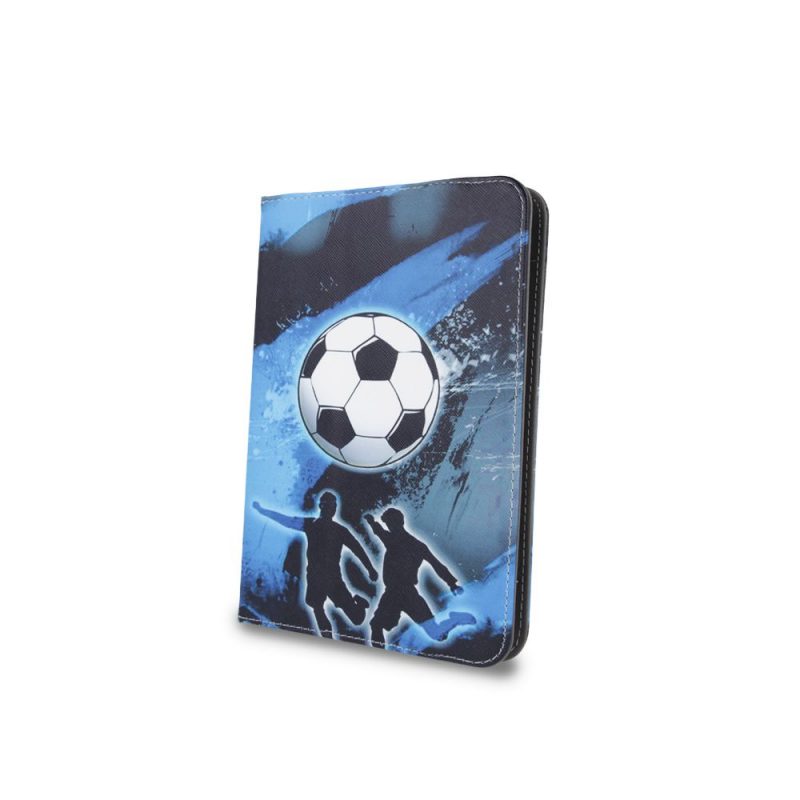 Lacné Kryty | Univerzálne knižkové puzdro Football pre tablet s 9 - 10 palcovým displejom