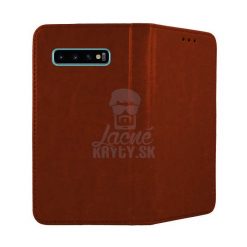 Kožené puzdro Smart Pro hnedé – Samsung Galaxy S10 | Lacné Kryty Lacné Kryty | Kožené puzdro Smart Pro hnedé – Samsung Galaxy S10 | Lacné Kryty
