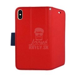 Lacné Kryty | Peňaženkové puzdro Fancy Book červeno-modré – iPhone Xs Max | Lacné Kryty