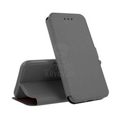 Lacné Kryty | Knižkové puzdro Book Pocket sivé – iPhone Xs Max | Lacné Kryty