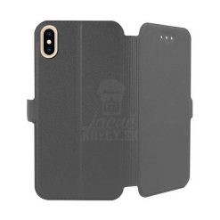 Lacné Kryty | Knižkové puzdro Book Pocket sivé – iPhone Xs Max | Lacné Kryty