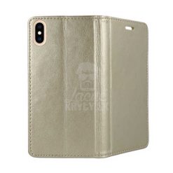 Knižkové puzdro Magnet Book zlaté – Apple iPhone Xs Max | Lacné Kryty Lacné Kryty | Knižkové puzdro Magnet Book zlaté – Apple iPhone Xs Max | Lacné Kryty