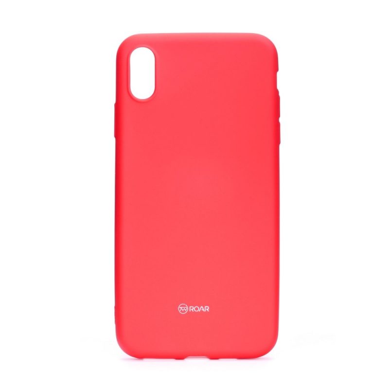 Lacné Kryty | Silikónový kryt Roar Colorful Jelly ružový – iPhone Xs Max