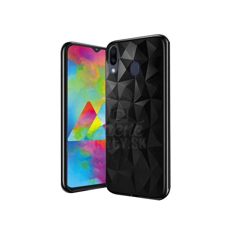 Lacné Kryty | Silikónový kryt Prism čierny – Samsung Galaxy M20