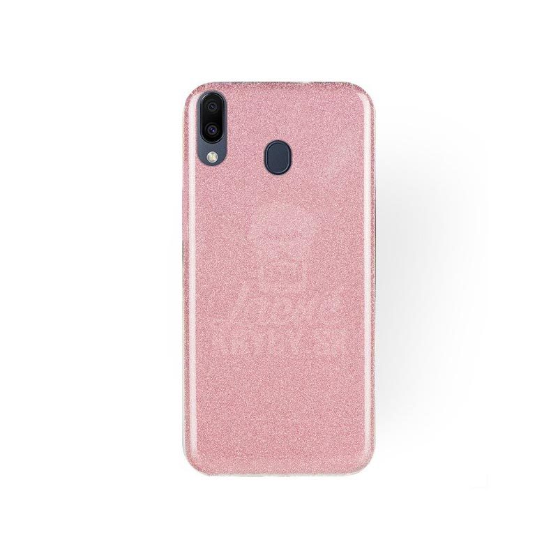 Lacné Kryty | Ligotavý Kryt Forcell Shining ružový – Samsung Galaxy M20