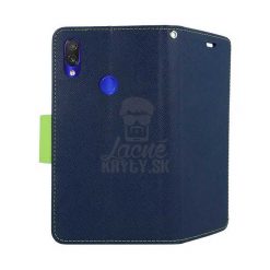 Lacné Kryty | Peňaženkové puzdro Fancy Book modro-limetkové – Xiaomi Redmi 7 | Lacné Kryty
