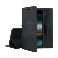 Peňaženkové puzdro Fancy Book čierne – Sony Xperia 10