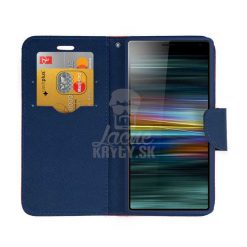 Lacné Kryty | Peňaženkové puzdro Fancy Book červené – Sony Xperia 10 | Lacné Kryty