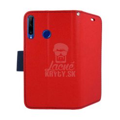 Lacné Kryty | Peňaženkové puzdro Fancy Book červeno-modré – Honor 20 Lite | Lacné Kryty