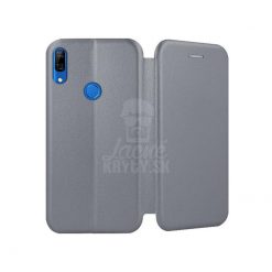 Lacné Kryty | Peňaženkové puzdro Elegance sivé – Huawei P Smart Z / Honor 9X | Lacné Kryty
