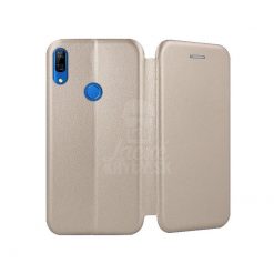 Lacné Kryty | Peňaženkové puzdro Elegance zlaté – Huawei P Smart Z / Honor 9X | Lacné Kryty