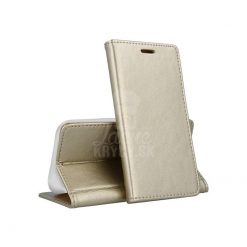 Lacné Kryty | Knižkové puzdro Magnet Book zlaté – Samsung Galaxy A10 | Lacné Kryty
