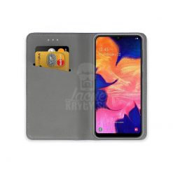 Lacné Kryty | Knižkové puzdro Magnet Book zlaté – Samsung Galaxy A10 | Lacné Kryty