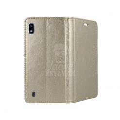Lacné Kryty | Knižkové puzdro Magnet Book zlaté – Samsung Galaxy A10 | Lacné Kryty